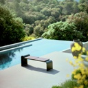 Banc Eclipse – aluminium, 170 cm — ambiance 3