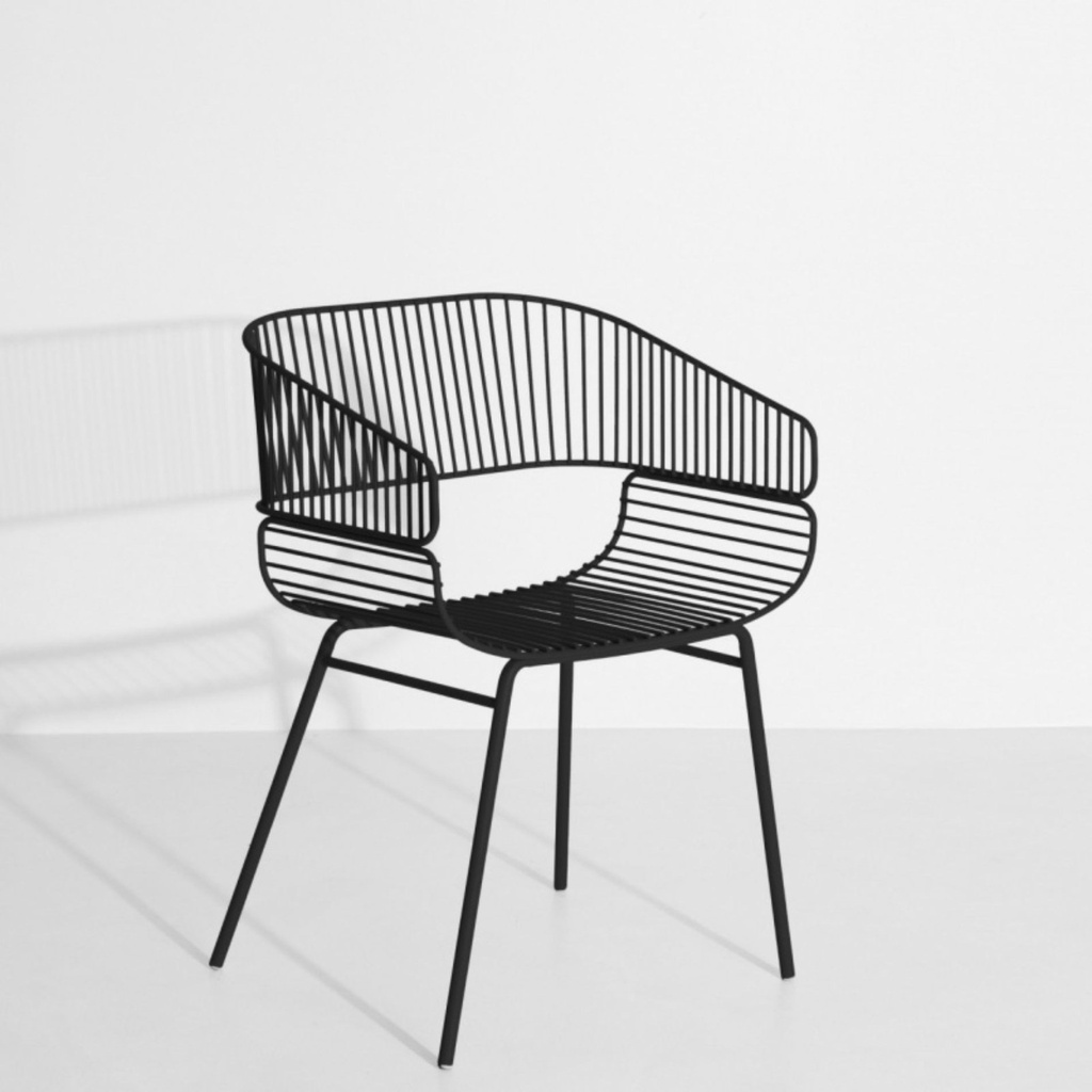 Chaise Trame – aluminium — ambiance 1