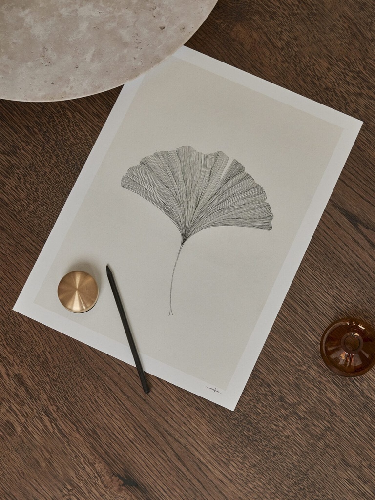 Ana frois, ginkgo leaf - 50x70 cm — vue 4