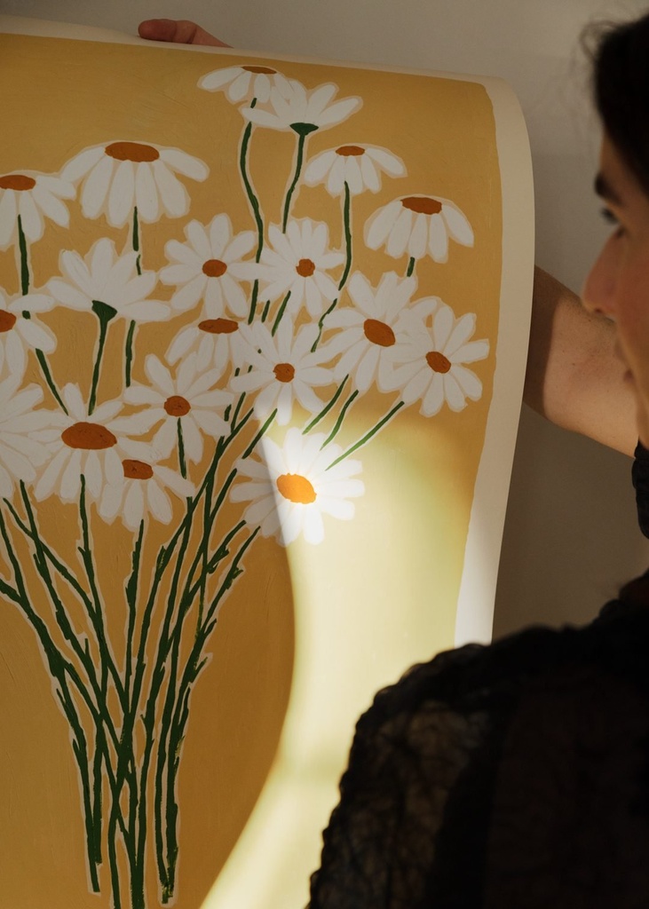 Carla llanos, daisies - 50x70 cm — vue 3