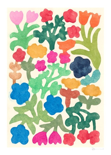 Donchi - garden in movement - 30x40 cm — vue 1
