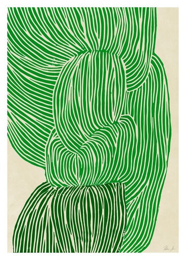 Rebecca hein - green ocean - 30x40 cm — vue 1