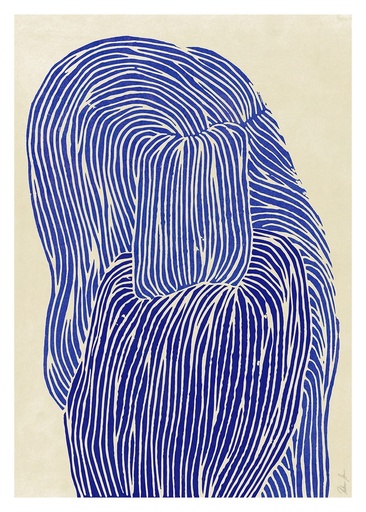 Rebecca hein, deep blue (30x40) — vue 1