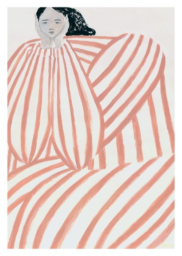 Sofia lind, still waiting - 30x40 cm — vue 1