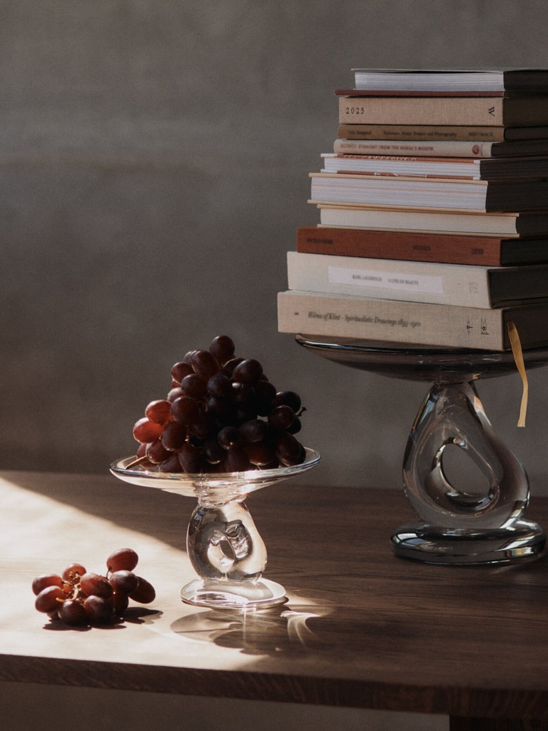 Centre de table en verre Damo – transparent – Ø30 — vue 2