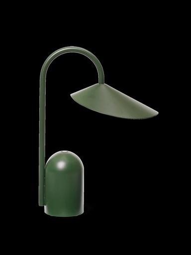Lampe portable Arum – vert herbe – Ø7 H30 — vue 1