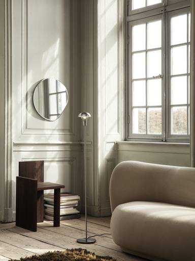Miroir Pond S – chrome foncé — vue 1