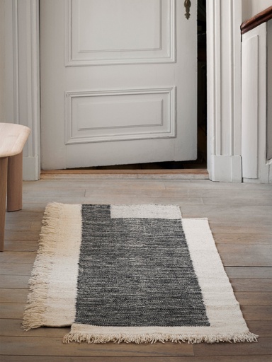 Tapis Counter – anthracite/blanc cassé – 80x200 — vue 1