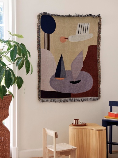 Tapisserie oiseaux - l80 x h110 cm — vue 1