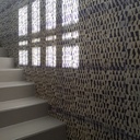 Papier peint Damier outremer — vue 5
