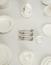 Assiette plate Silhouette XXS – blanc — vue 2