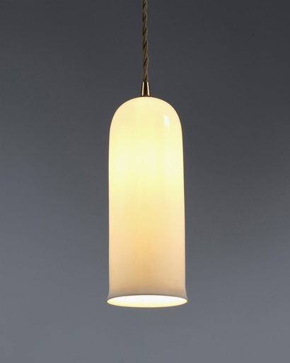 Lampe suspension - white olympia n°2 - 9.3x9.3x24.5cm — vue 1