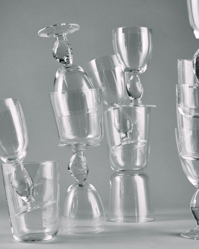 Verre à vin rouge Out of Lines — vue 2
