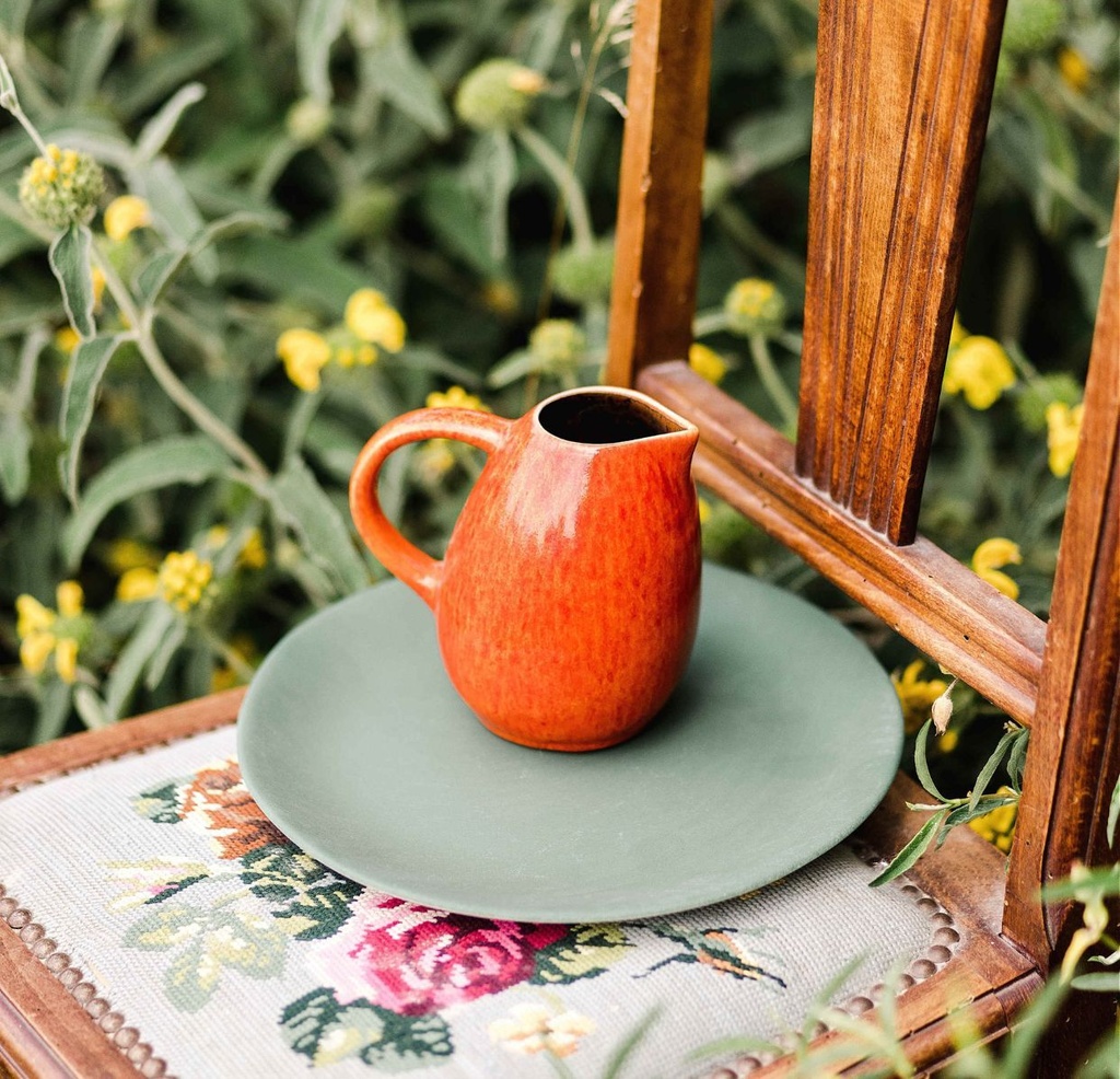 Assiette L jardin de maguelone D26,5 — ambiance