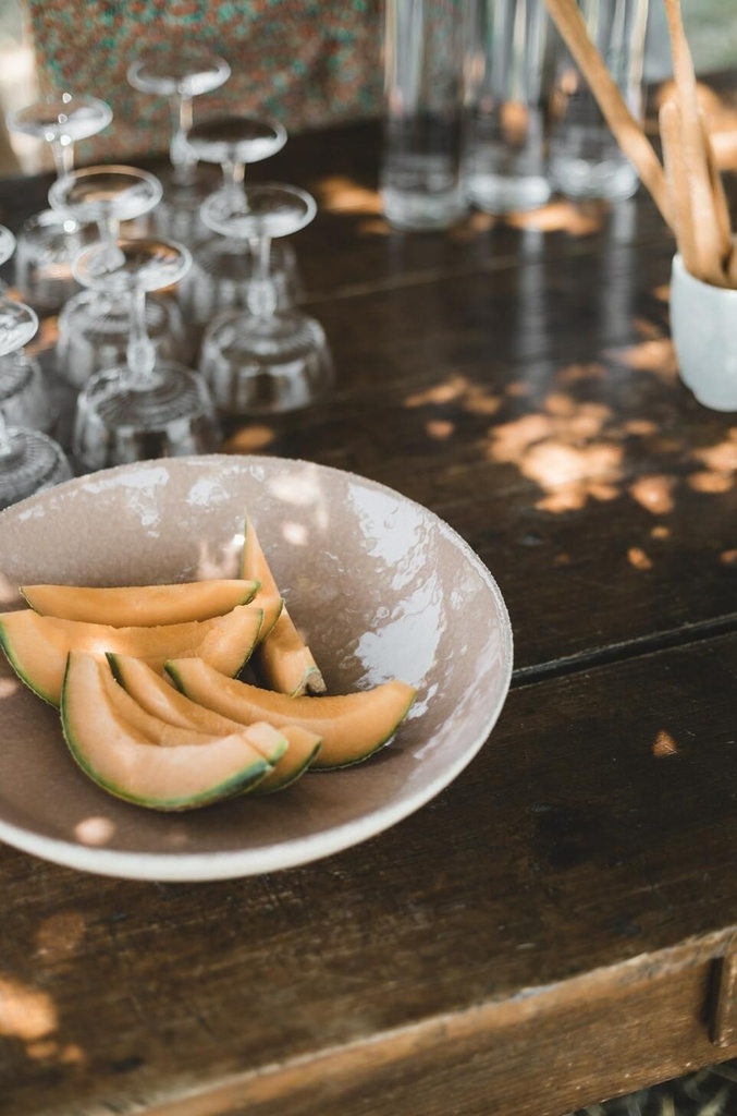 Assiette creuse S garrigue D20 — ambiance