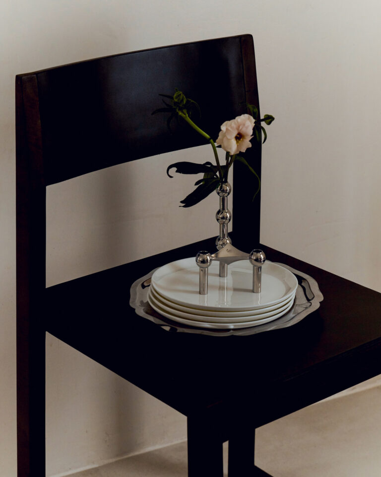 Vase stoff nagel - chrome — photo 2