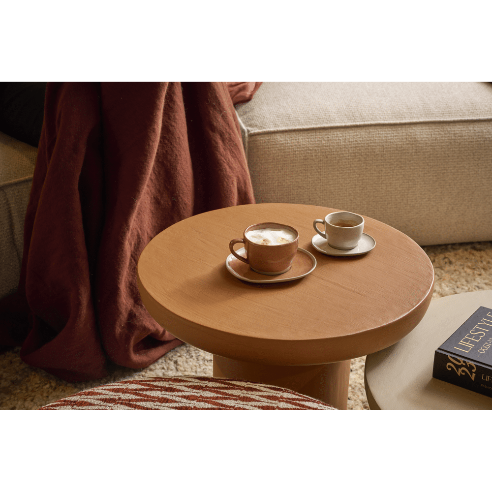 Primeval - tasse & soucoupe - porcelaine - 15,3x13,4x7,7 cm - terracotta — photo 2