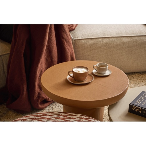 Primeval - tasse & soucoupe - porcelaine - 15,3x13,4x7,7 cm - terracotta — photo 2