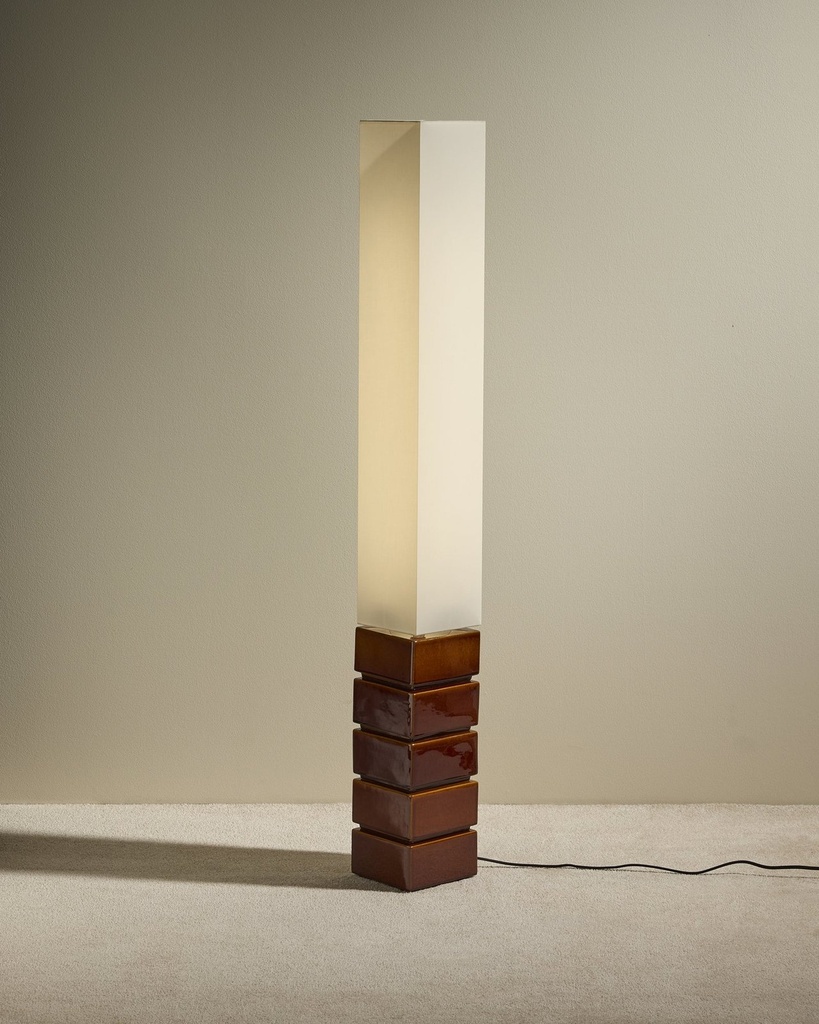 Lampadaire Tower - noisette - 15x15xh129