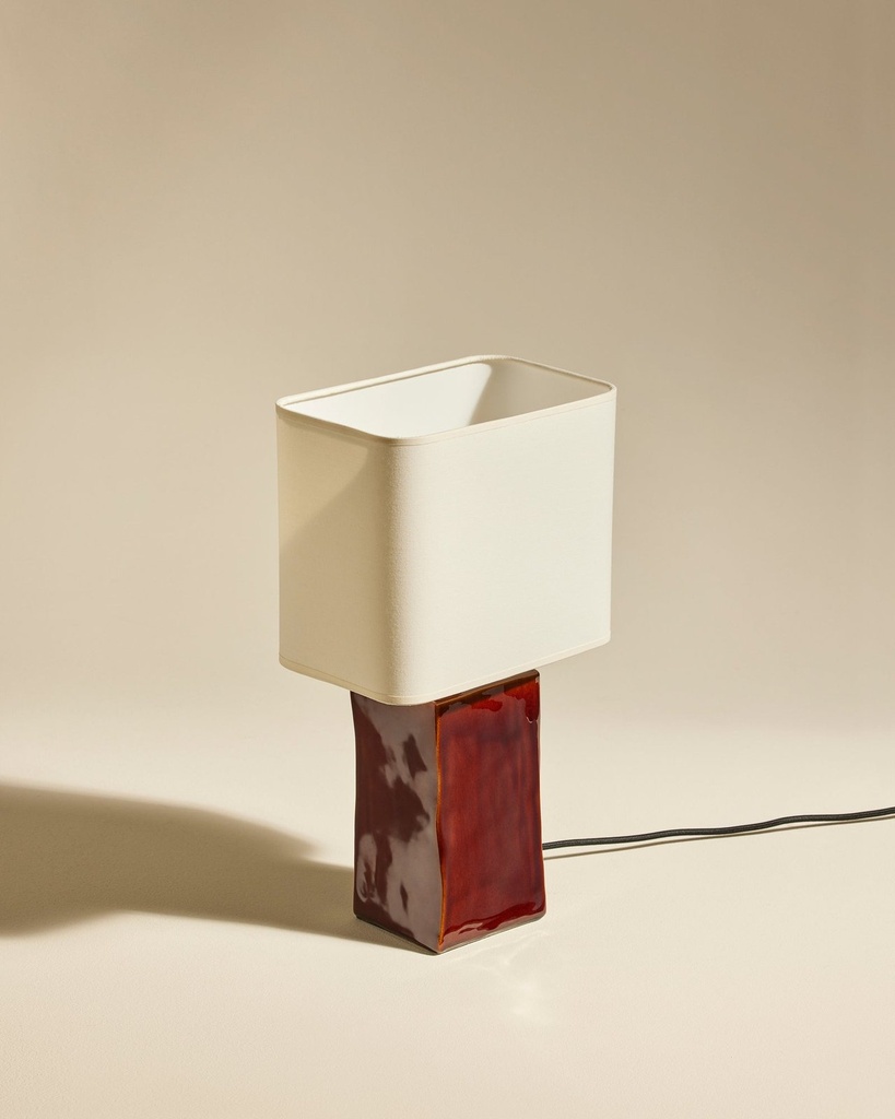 Lampe à poser Nomad - noisette - h43x15cm