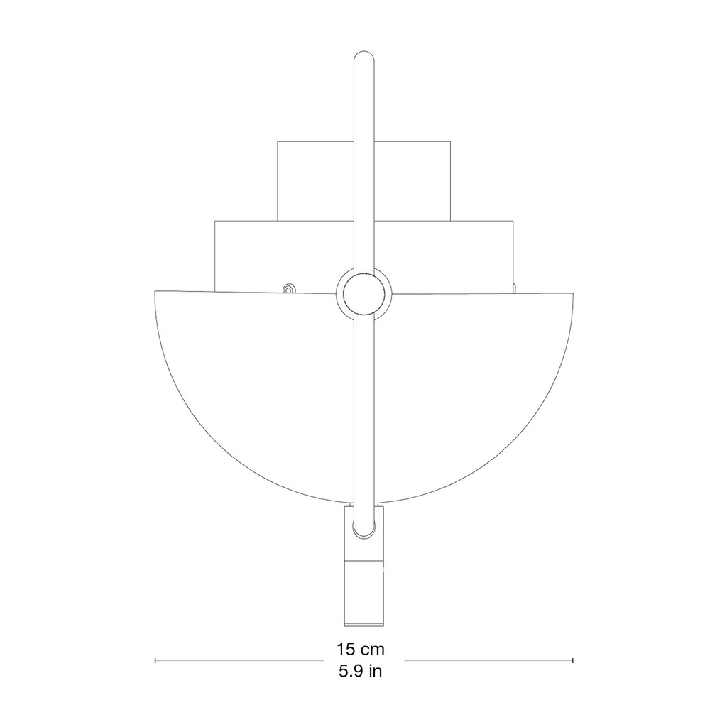 Applique Multi-Lite — dessin de profil