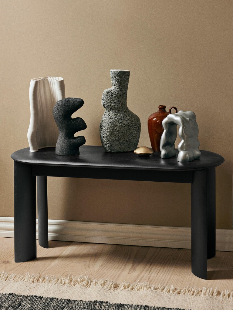 Banc Bevel — hêtre huilé noir — vue 3