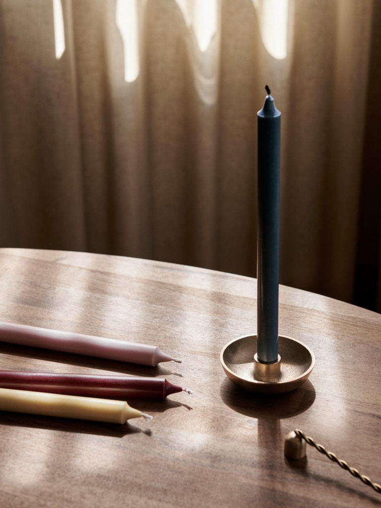 Bougeoir Bowl – simple – laiton — vue 3