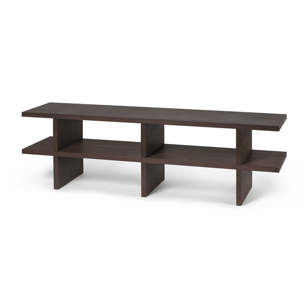 Banc Kona — chêne teinté foncé — vue 2