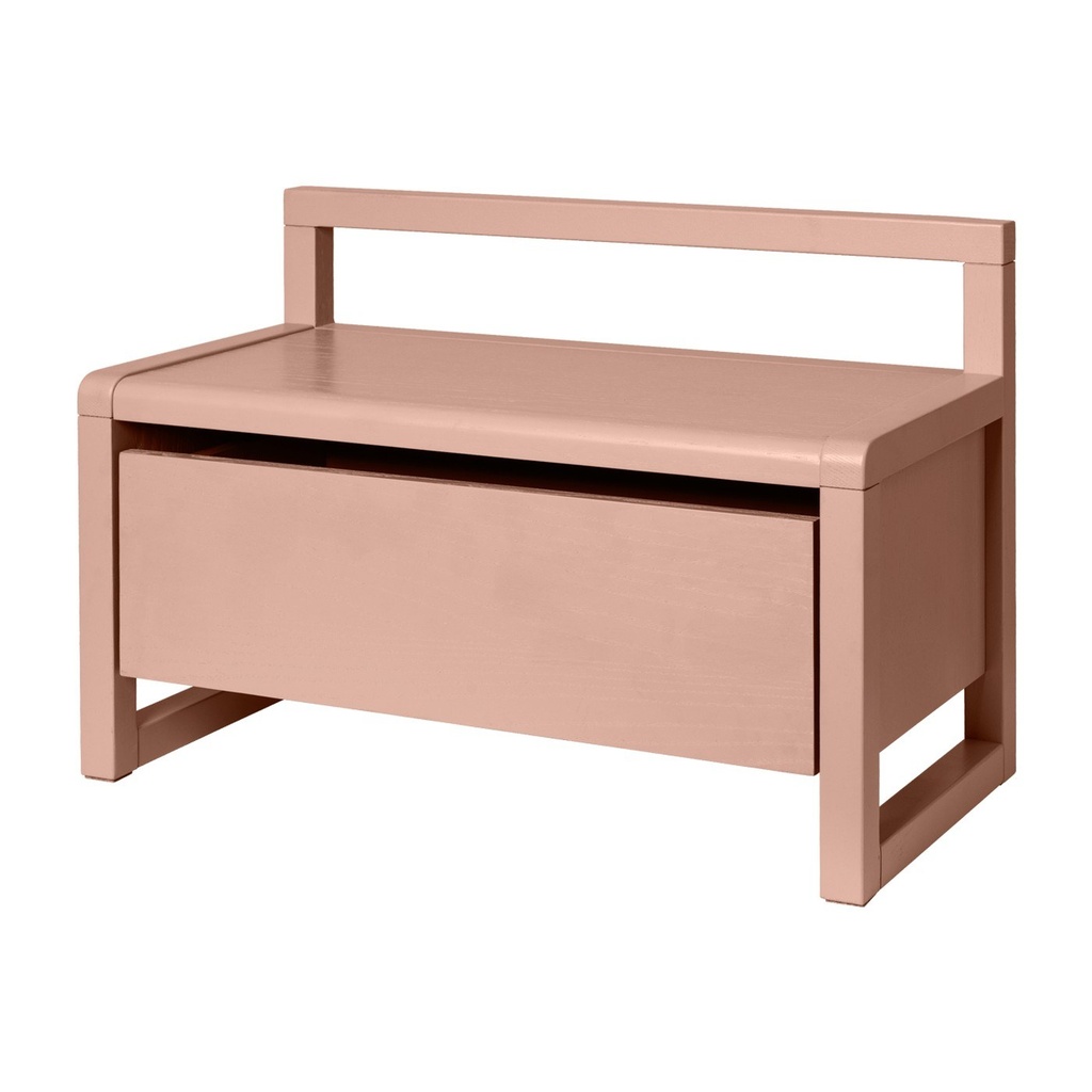 Banc de rangement Little Architect – rose — vue 3