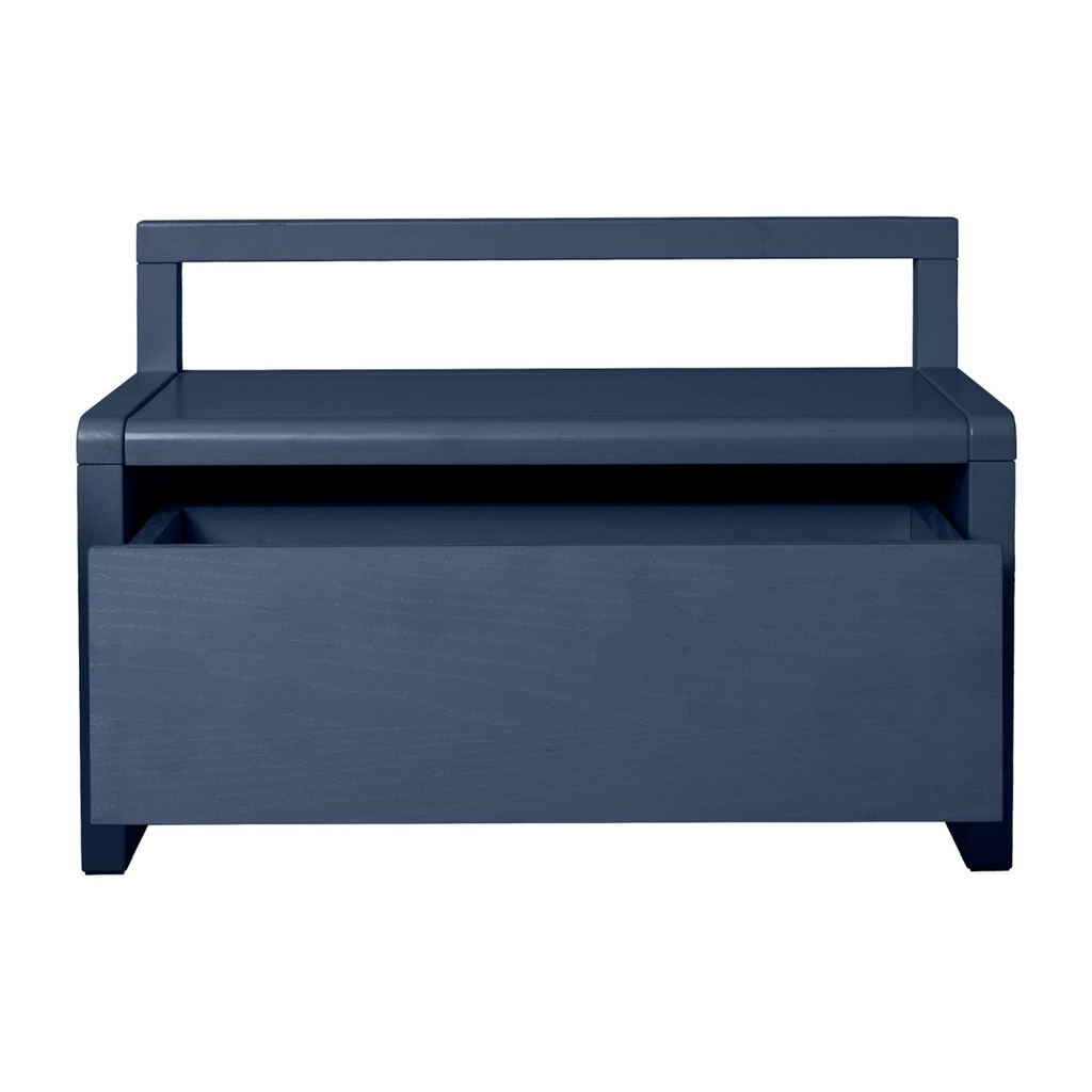 Banc de rangement Little Architect – bleu foncé — vue 2