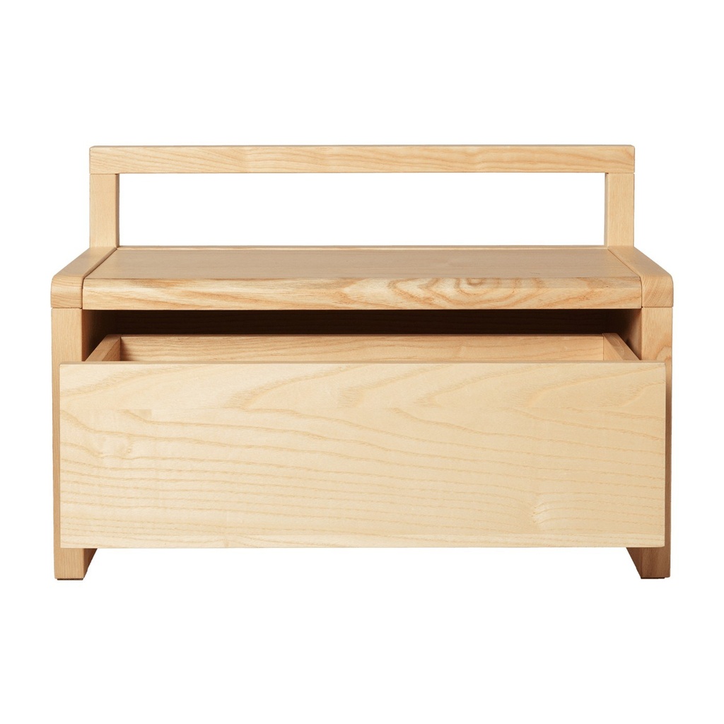 Banc de rangement Little Architect – frêne — vue 3