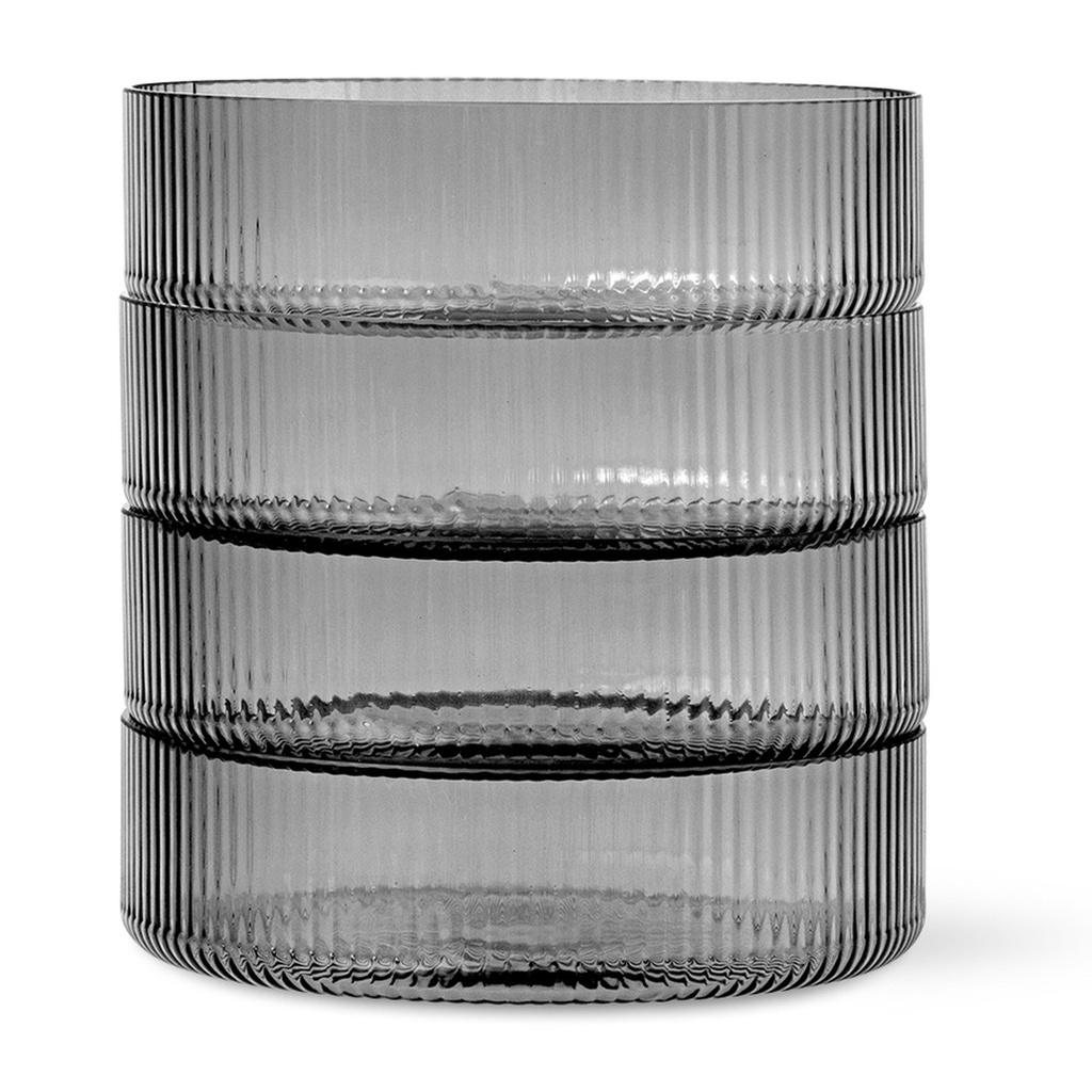 Bols de service Ripple – gris fumé – lot de 4 — vue 3