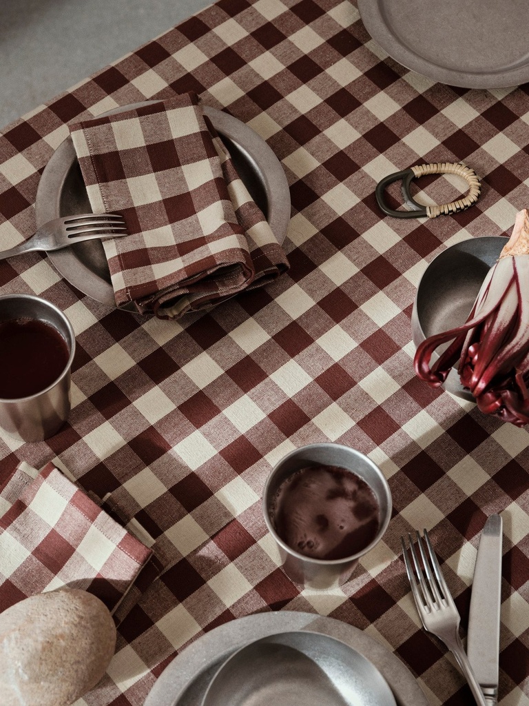 Assiette Tumbled – acier inoxydable — vue 4