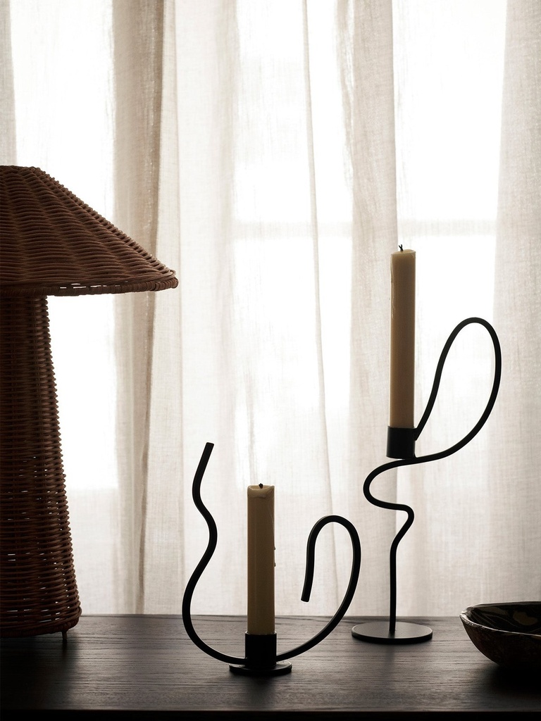 Bougeoir Valse – haut – noir — vue 2