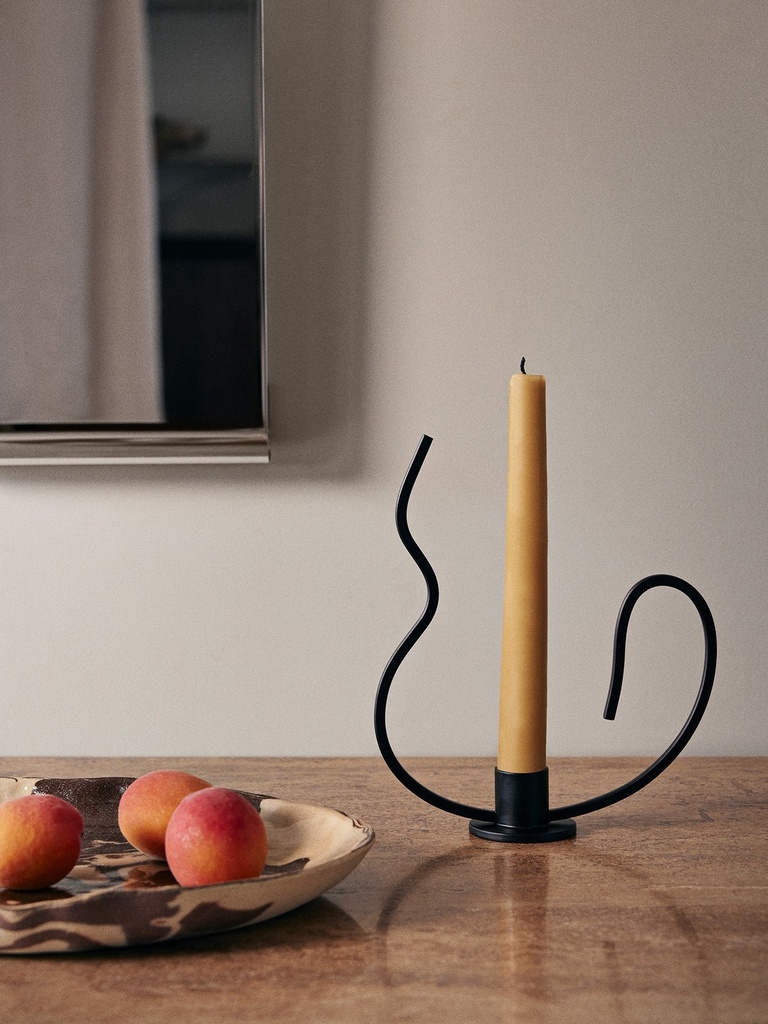 Bougeoir Valse – bas – noir — vue 4