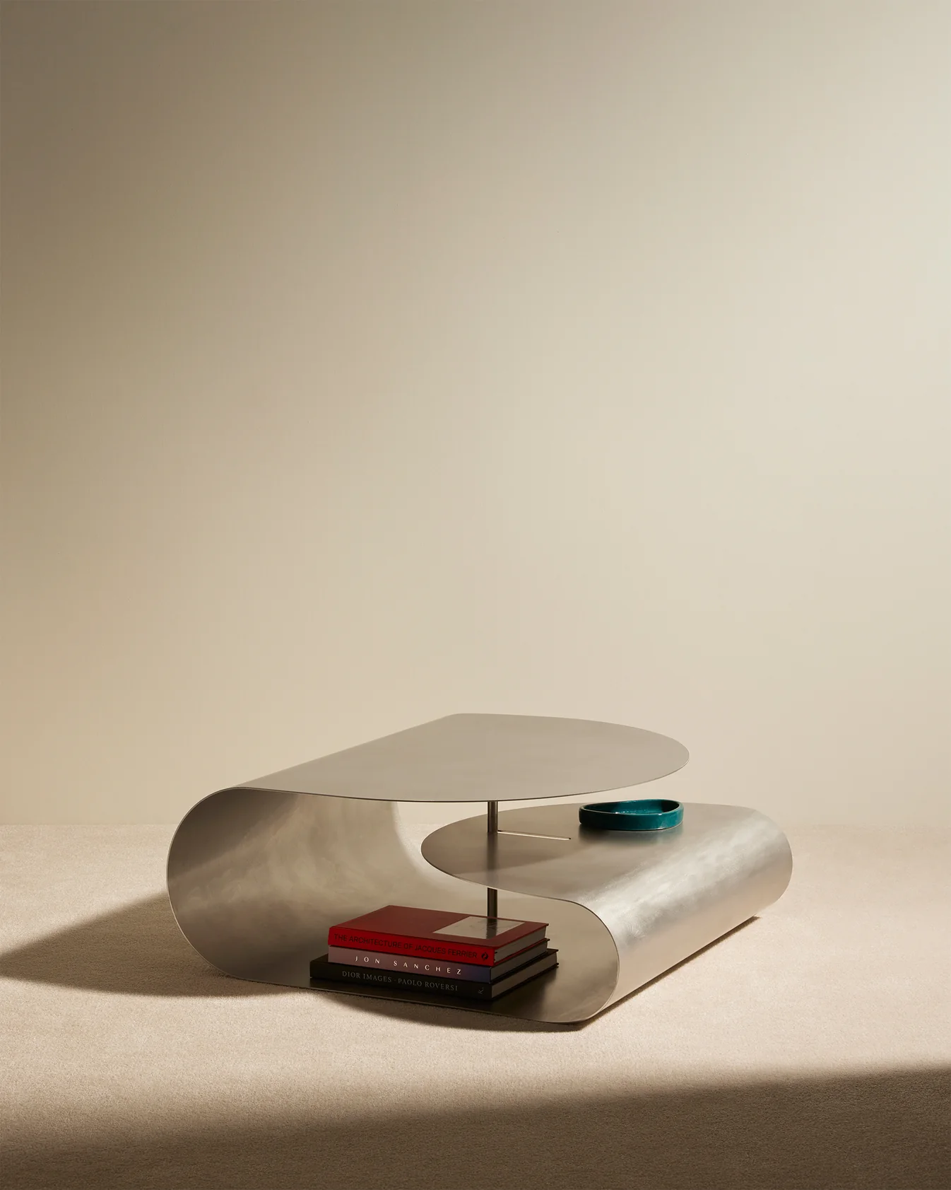 Table basse gege - inox brossé - 90x90 h35cm — photo 2