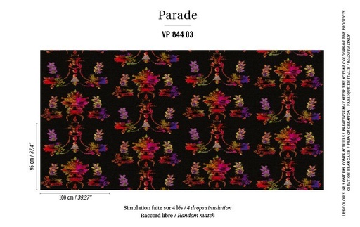 Papier peint Palermo – Parade — La fièvre du noir — vue 2