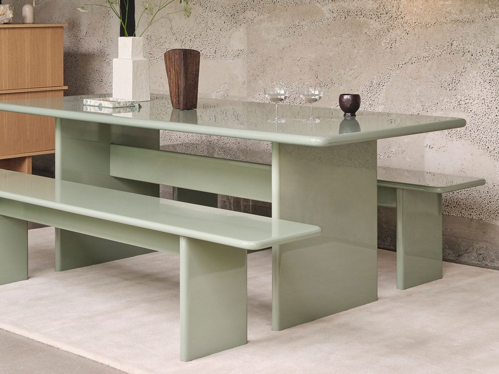 Banc Rink – grand — Tea Green — vue 2