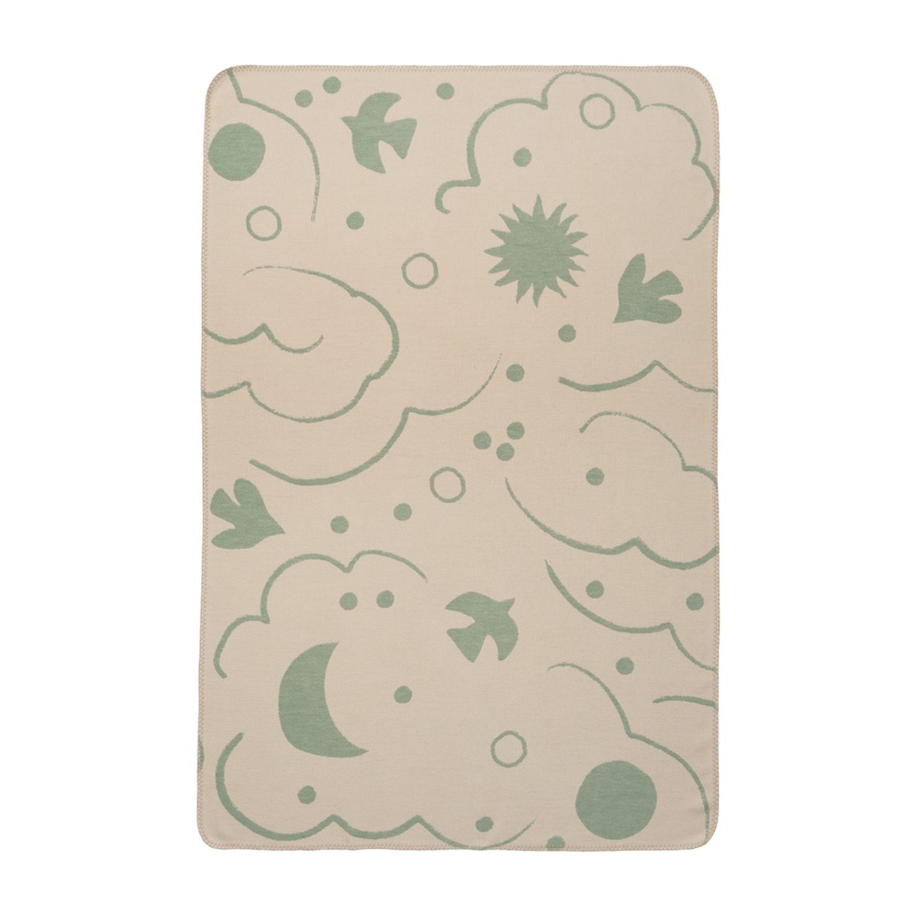 Plaid Skye – Tea Green/Parchment — vue 2