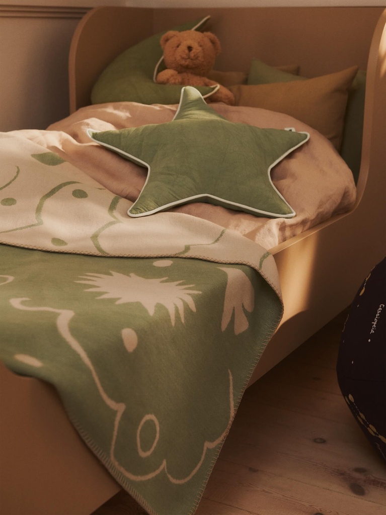 Plaid Skye – Tea Green/Parchment — vue 4