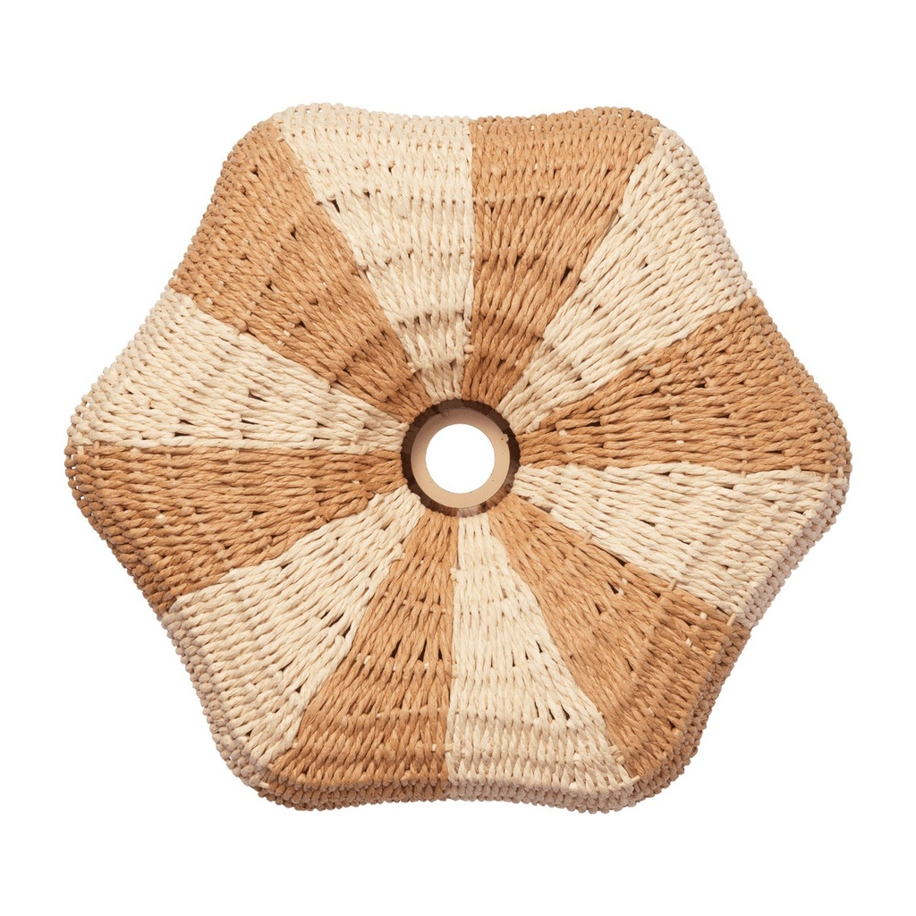 Abat-jour Rivan – papier – naturel/blanc cassé — vue 3