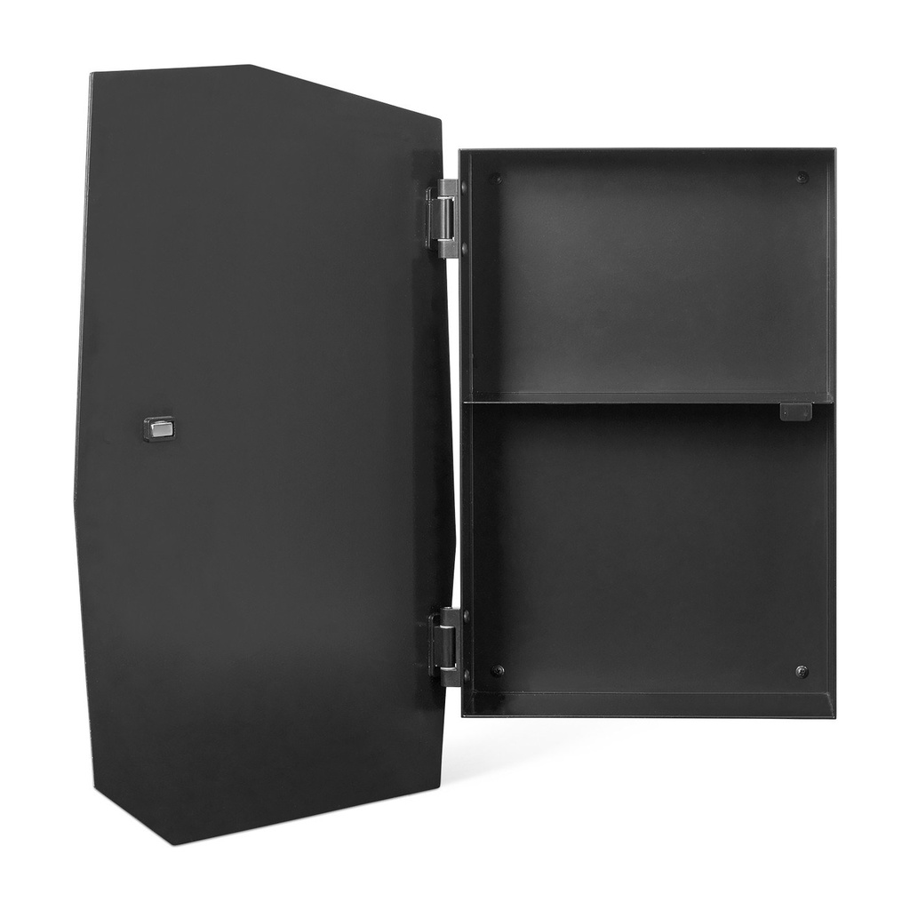 Armoire miroir Shard – noir — vue 3