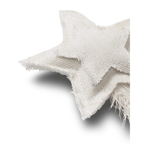Décorations étoile Vela – naturel – lot de 4 — vue 2