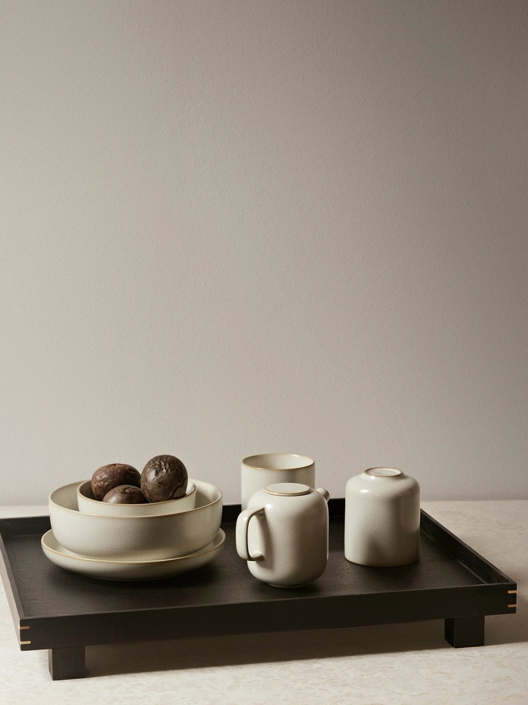 Assiette Sekki – petite – crème — vue 2