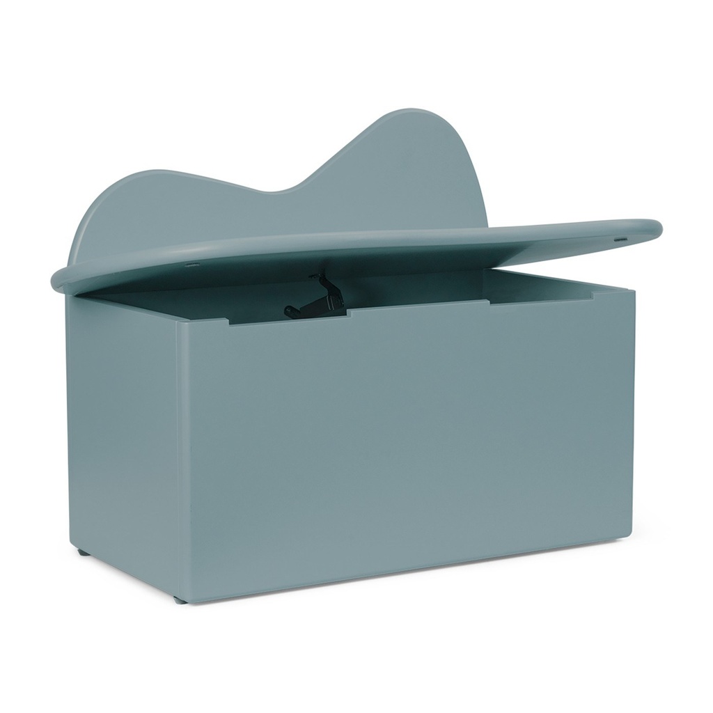 Banc de rangement Slope – gris orage — vue 2