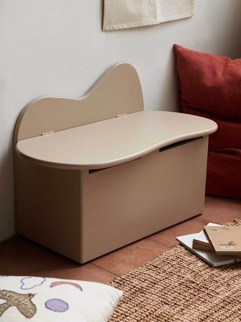 Banc de rangement Slope – cachemire — vue 2