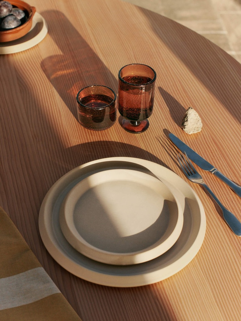 Assiette plate Erena – crème – Ø29 cm — vue 4