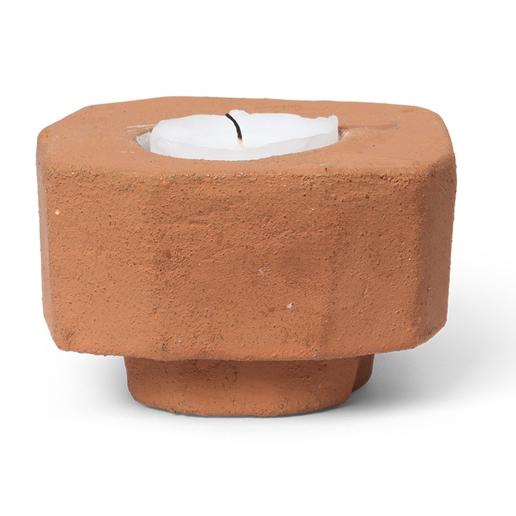Bougeoir Kurinu – terracotta — vue 2