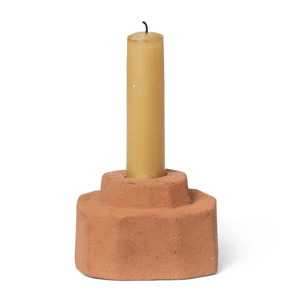 Bougeoir Kurinu – terracotta — vue 4
