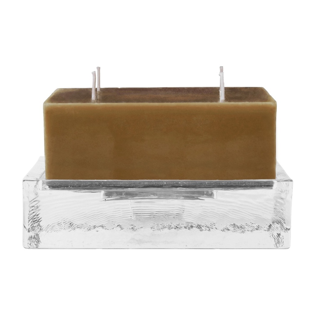 Bougeoir Gradia – carré – transparent — vue 3